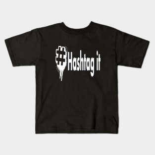 hashtag it new design t-shirt 2020 Kids T-Shirt